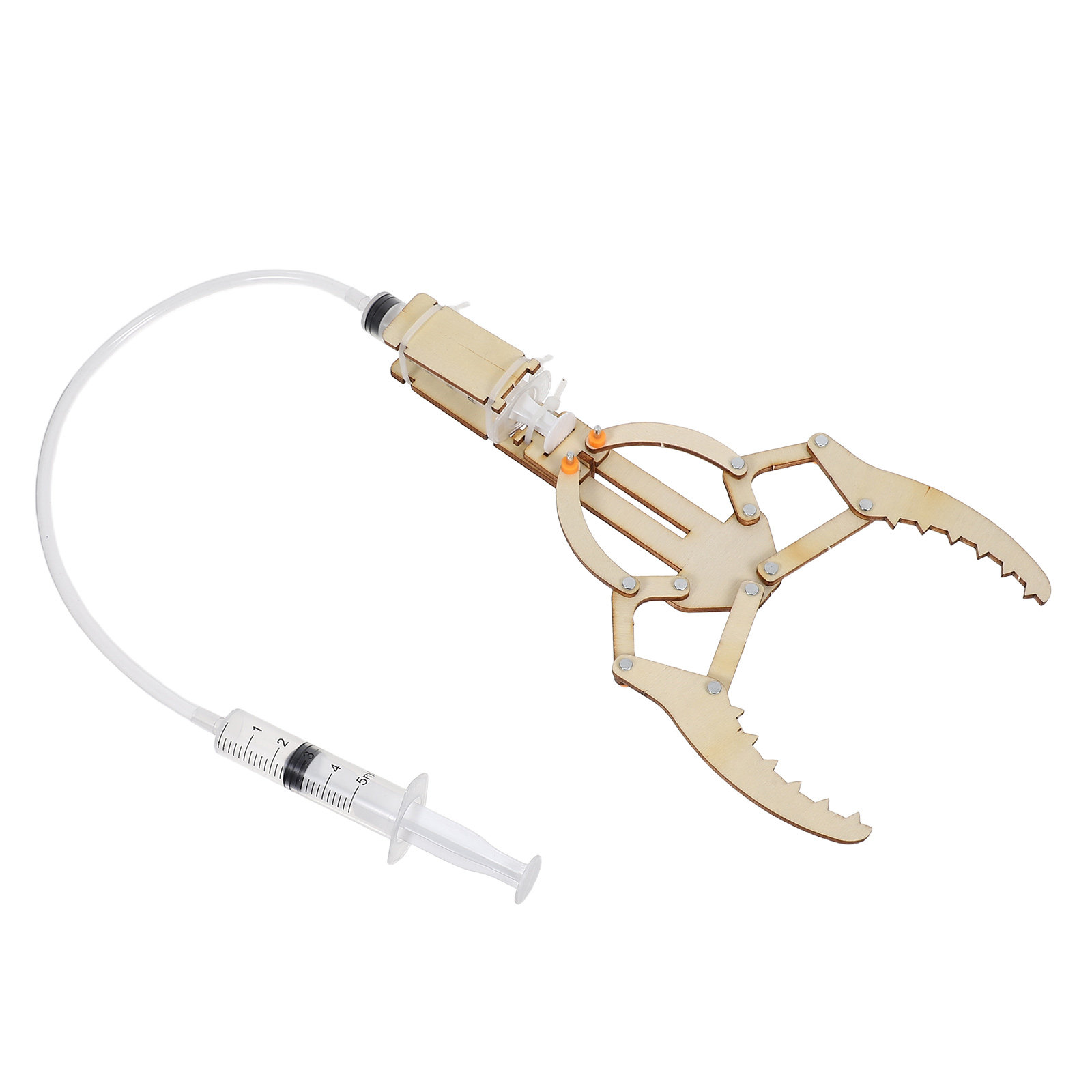Robot Arm Kit - مجموعة هندسية خشبية لتجميع ذراع روبوت