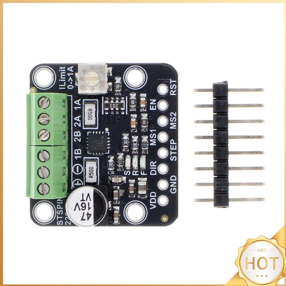 Motor Driver Module - وحدة تحكم محرك الخطوة STSPIN220 بدقة