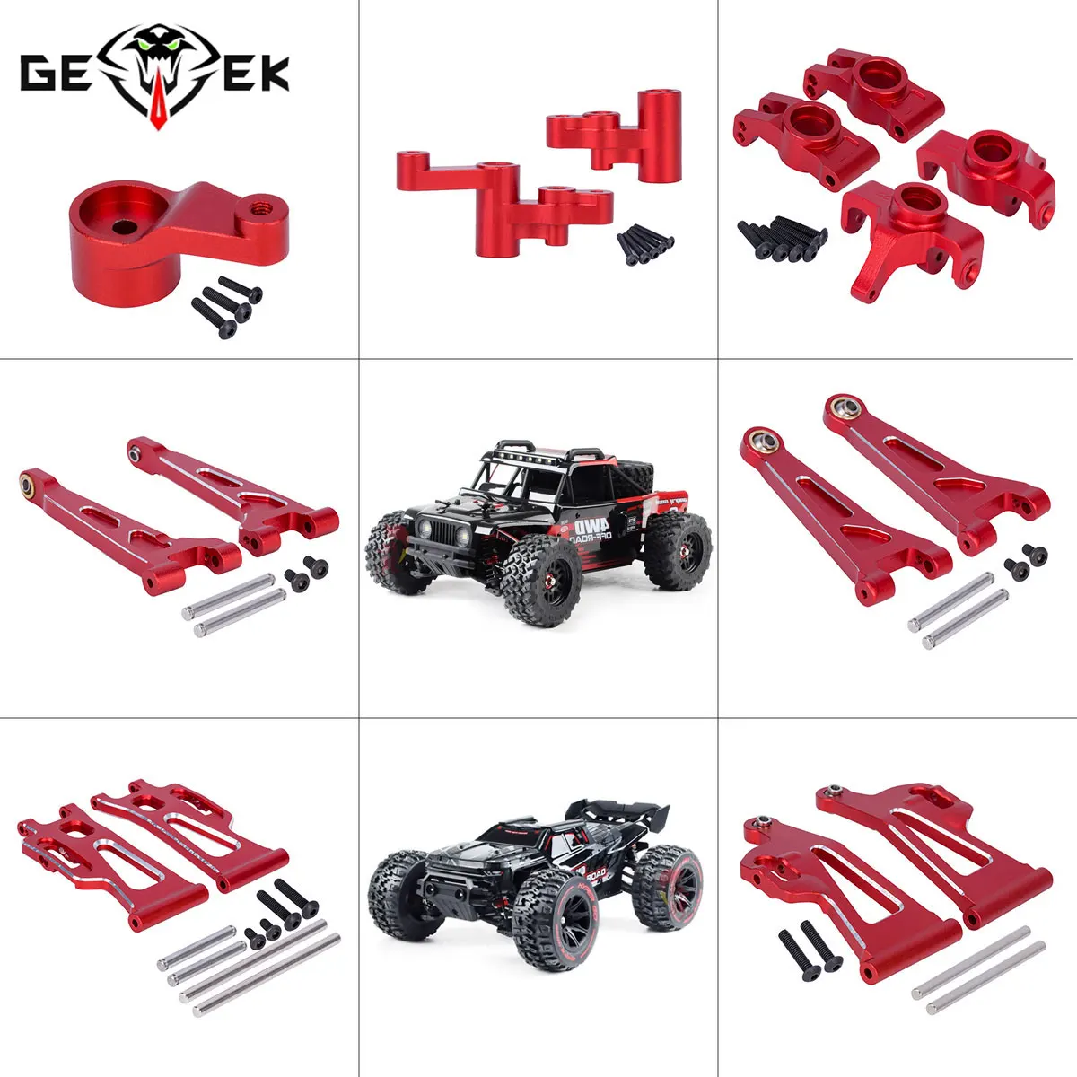 Robot Car Kit - طقم أذرع التوجيه الأمامية والخلفية من