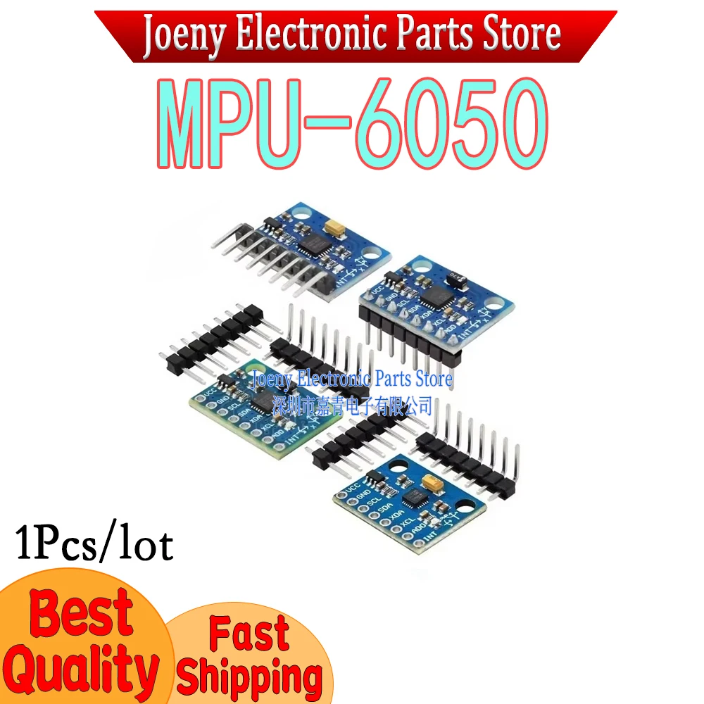 Accelerometer Mpu6050 - وحدة GY-521 MPU6050، مستشعر زاوية ثلاثي