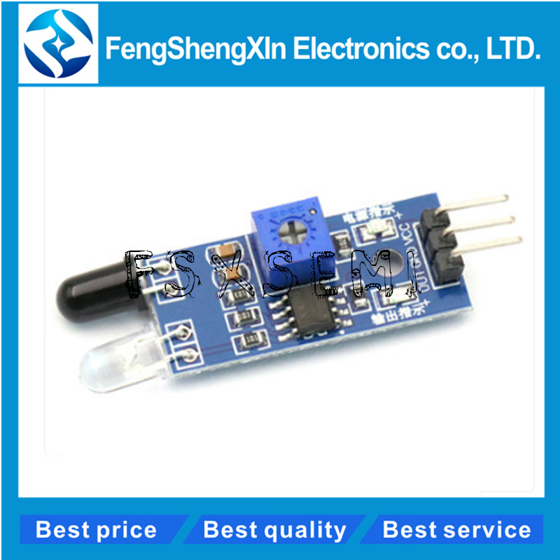 5 قطعة LM393 الذكية سيارة روبو - مراجعة Infrared Obstacle Sensor وسعره