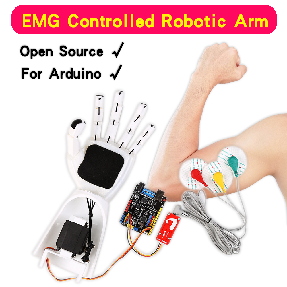 جهاز استشعار ذراع آلي كهربائي  - مراجعة Robot Arm Kit وسعره