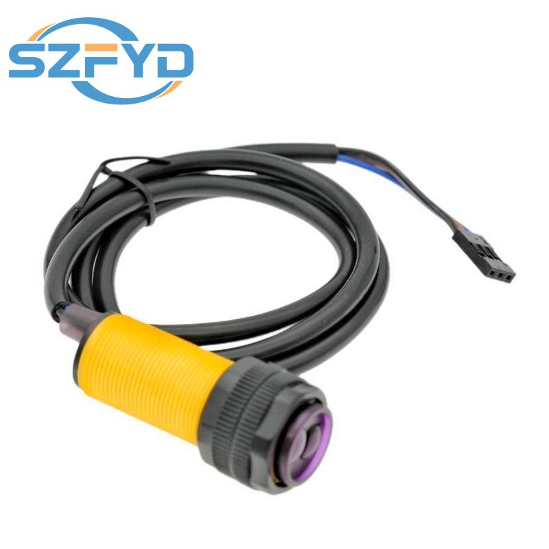 الذكية سيارة روبوت E18-D80NK ا - مراجعة Infrared Obstacle Sensor وسعره