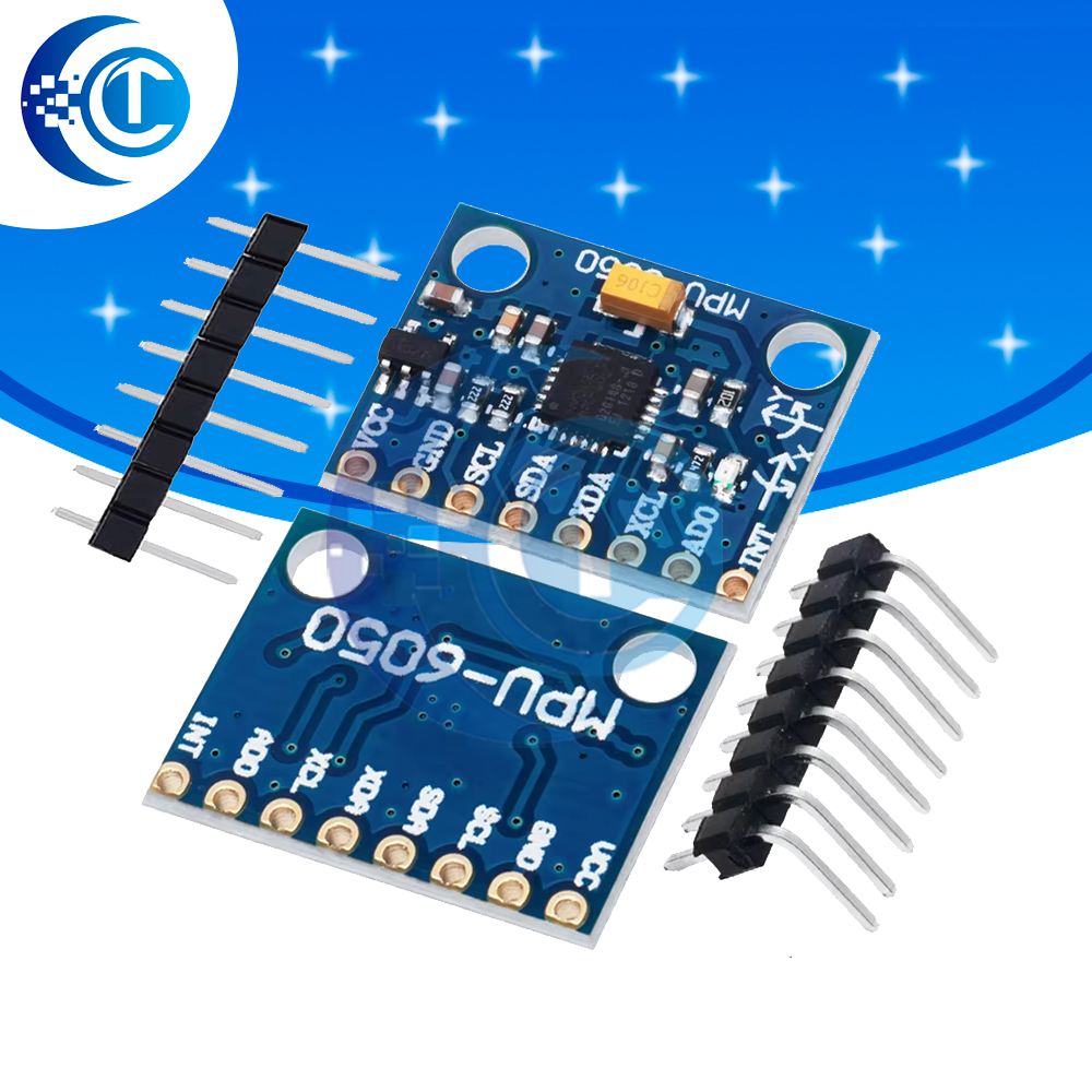 قطعة واحدة من وحدة CLT GY-521  - مراجعة Accelerometer Mpu6050 وسعره