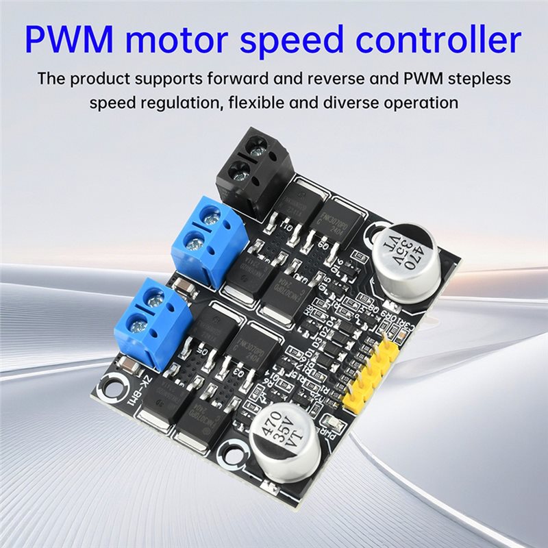 وحدة تحكم بمحرك تيار مستمر Y45 - مراجعة Motor Driver Module وسعره