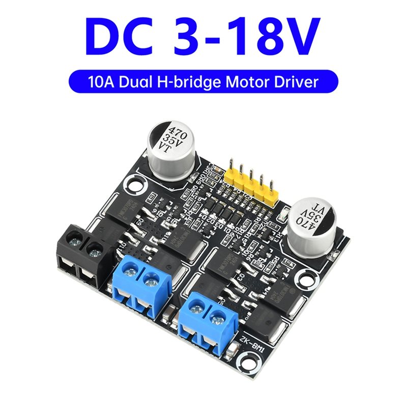 وحدة تحكم بمحرك تيار مستمر Y45 - مراجعة Motor Driver Module وسعره