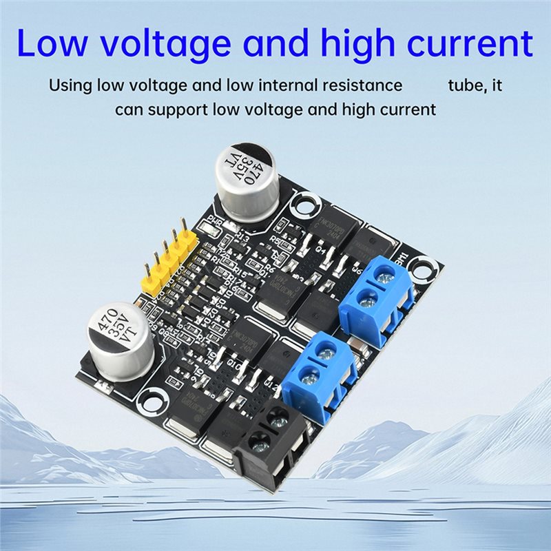 وحدة تحكم بمحرك تيار مستمر Y45 - مراجعة Motor Driver Module وسعره