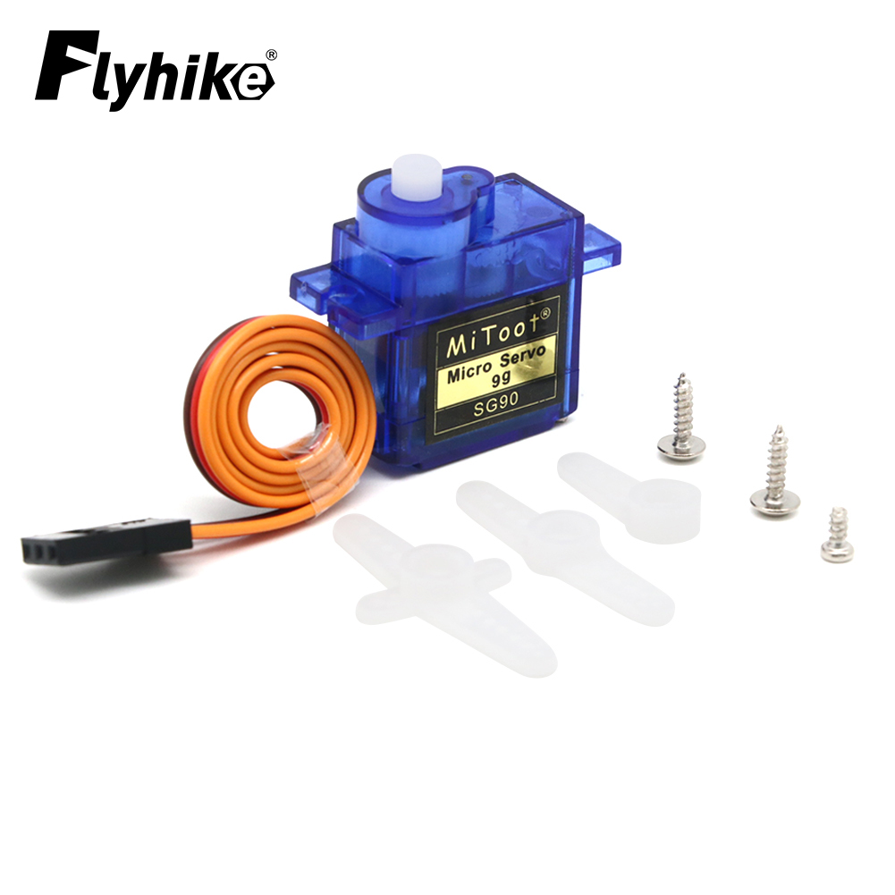 1/2/5 قطعة Mitoot Rc Mini مايك - مراجعة Servo Sg90 وسعره