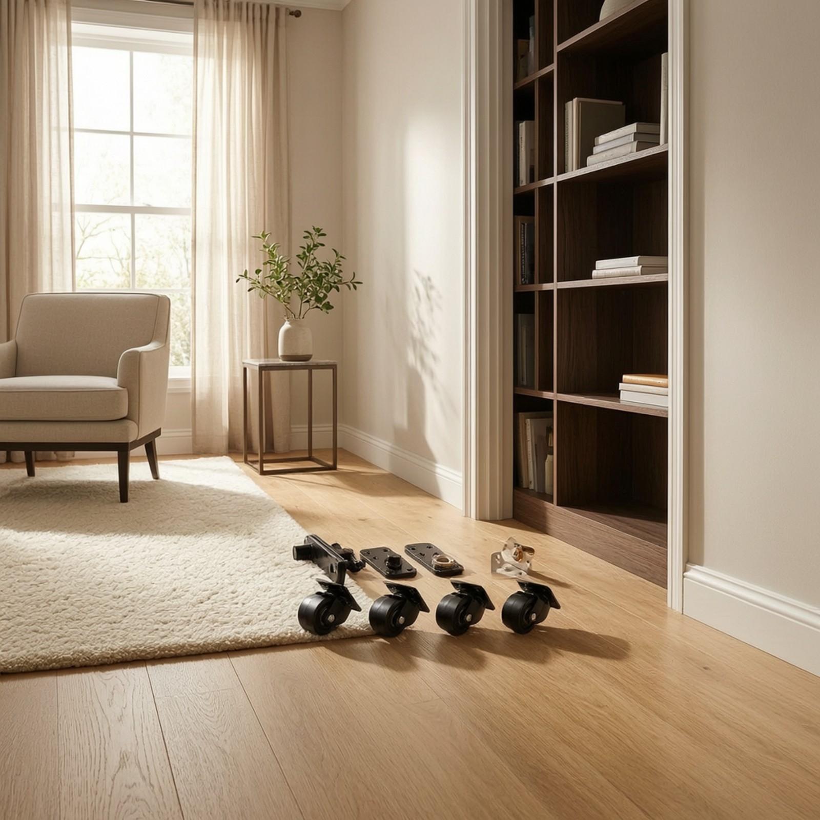 طقم أدوات تثبيت أبواب خزانة ال - مراجعة Caster Wheel وسعره