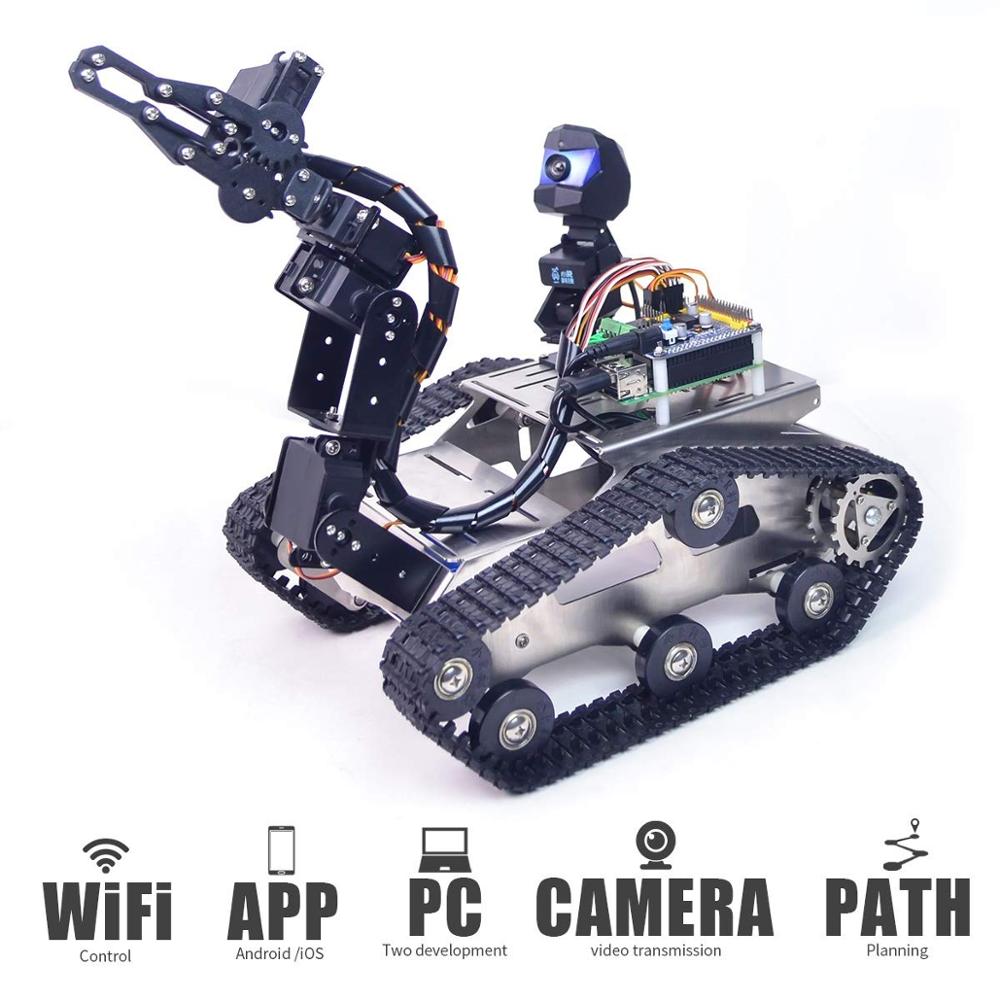 طقم سيارة روبوت ذكي لـ Raspber - مراجعة Robot Bluetooth Car وسعره