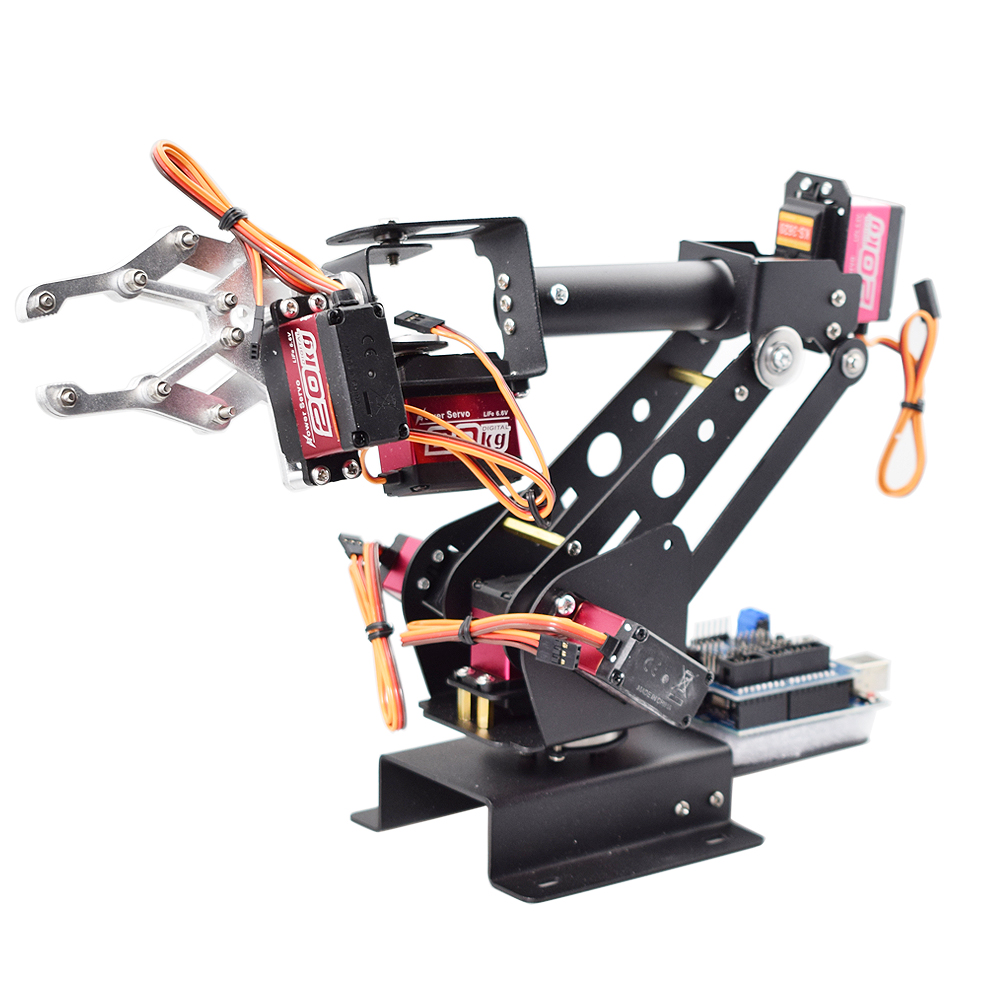 ذراع روبوتية بـ 6 درجات حرية م - مراجعة Robot Arm Kit وسعره