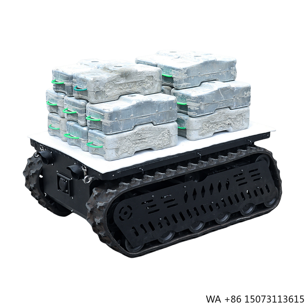 هيكل روبوت زاحف بحمولة 300-600 - مراجعة Tracked Robot Chassis وسعره