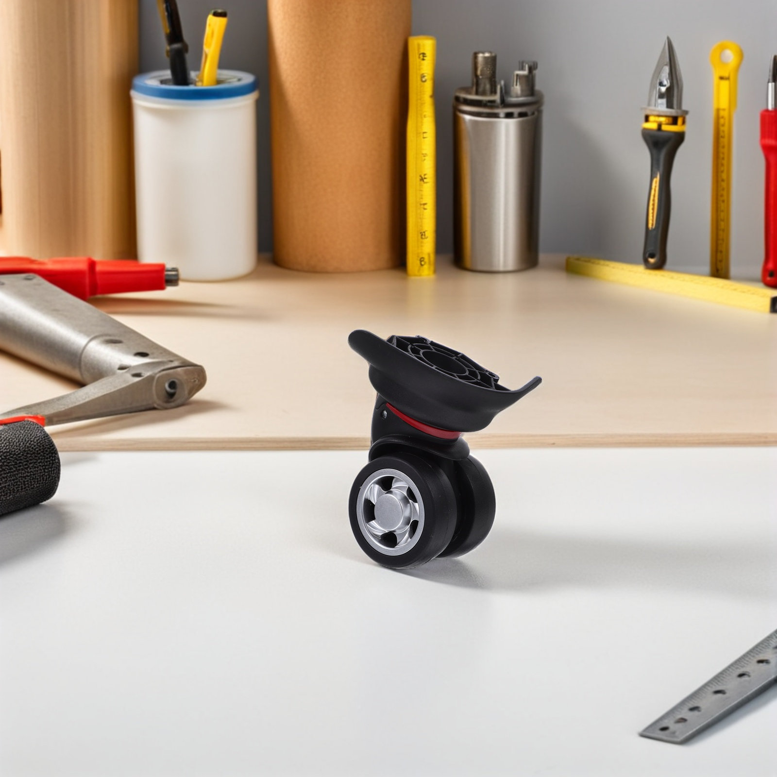 قطعتان من عجلات الأمتعة العالم - مراجعة Caster Wheel وسعره