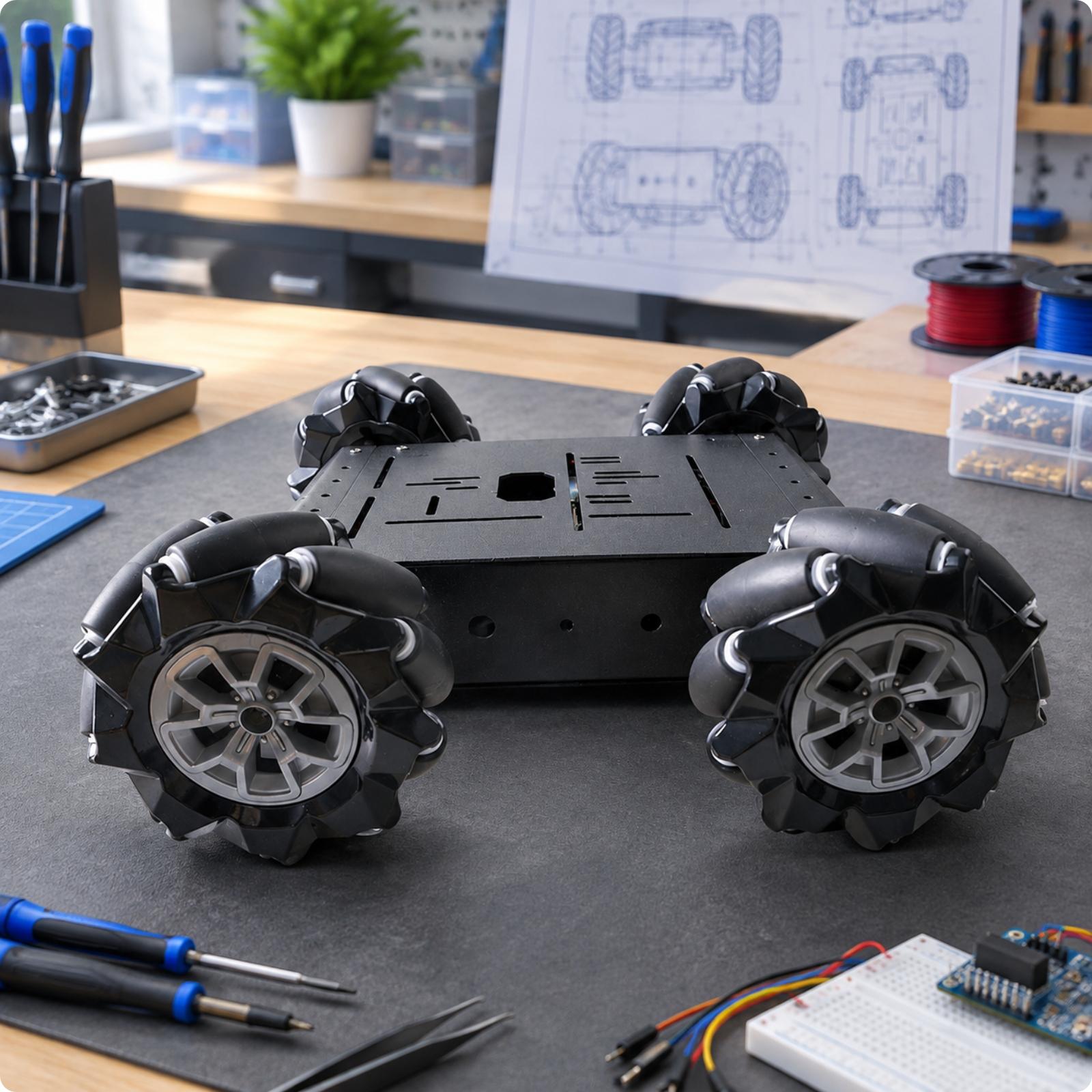 هيكل سيارة تحكم عن بعد متعدد ا - مراجعة Robot Car Kit وسعره