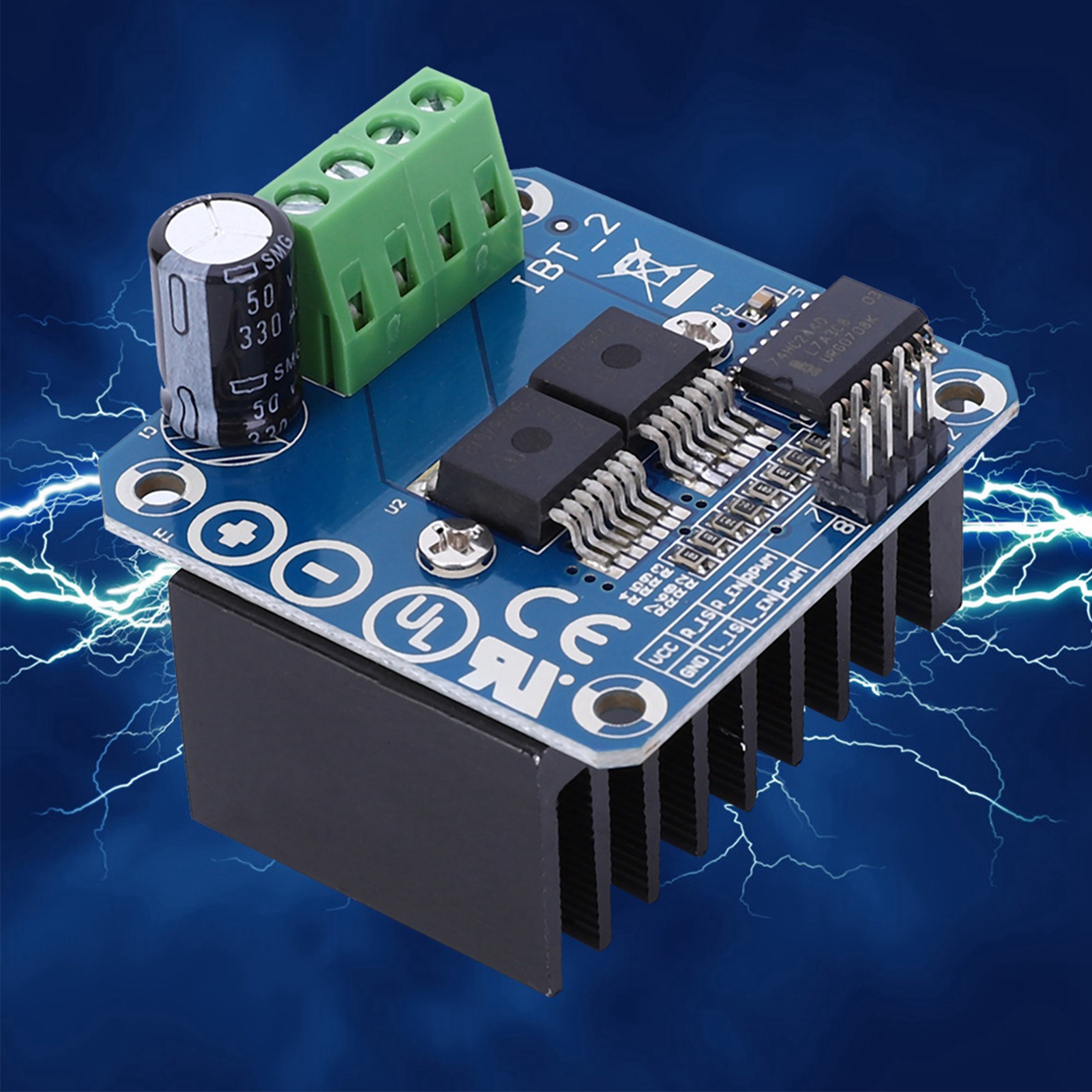 وحدة تحكم بالمحرك عالية الطاقة - مراجعة Motor Driver Module وسعره