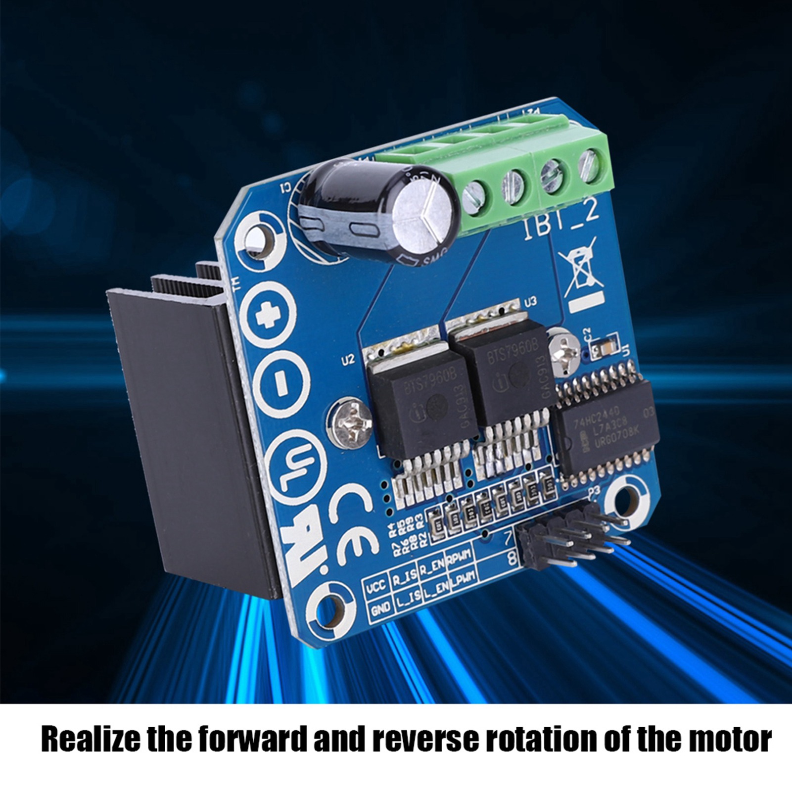 وحدة تحكم بالمحرك عالية الطاقة - مراجعة Motor Driver Module وسعره