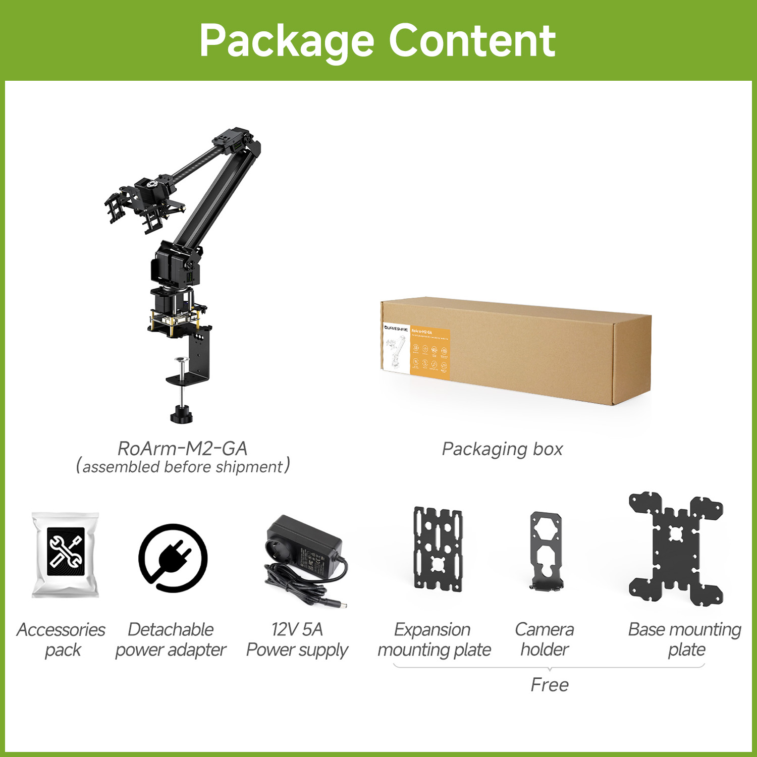 مجموعة ذراع روبوتية مكتبية من  - مراجعة Robot Arm Kit وسعره