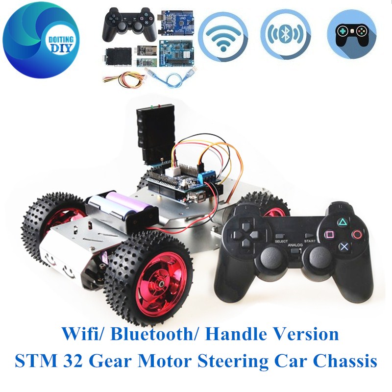 بلوتوث التحكم STM 32 موتور ترو - مراجعة Robot Bluetooth Car وسعره