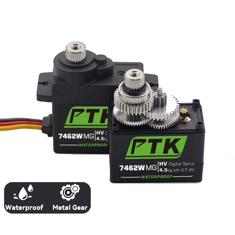 PTK 7462W MG ميتال جير 9 جرام  - مراجعة Servo Sg90 وسعره