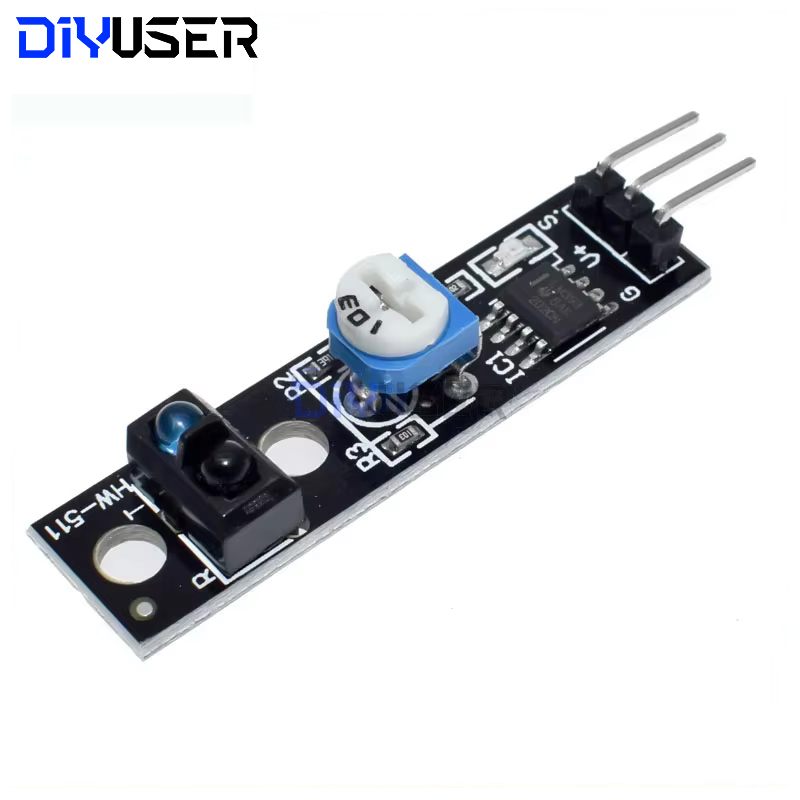 مستشعر تتبع الخط بالأشعة تحت ا - مراجعة Infrared Obstacle Sensor وسعره