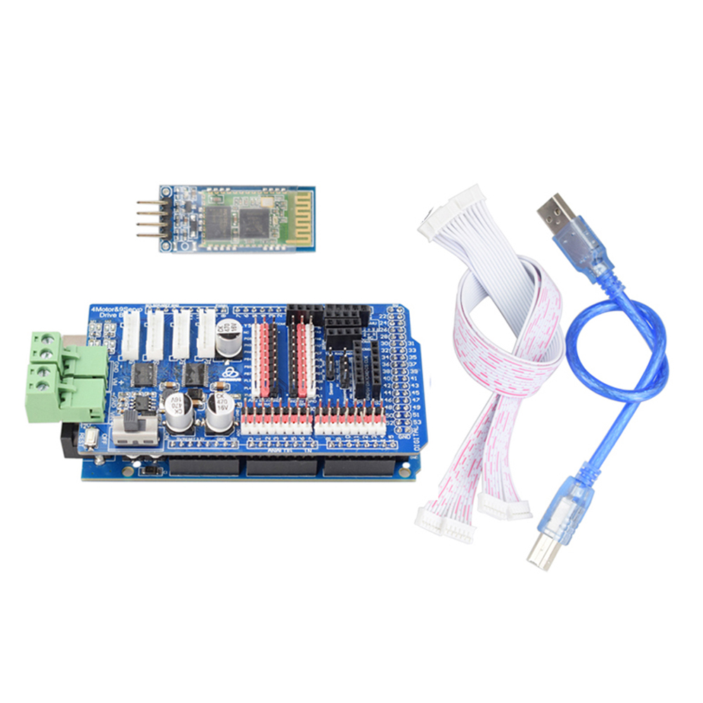 Arduino Mega2560 RC Control 4W - مراجعة Robot Arm Kit وسعره
