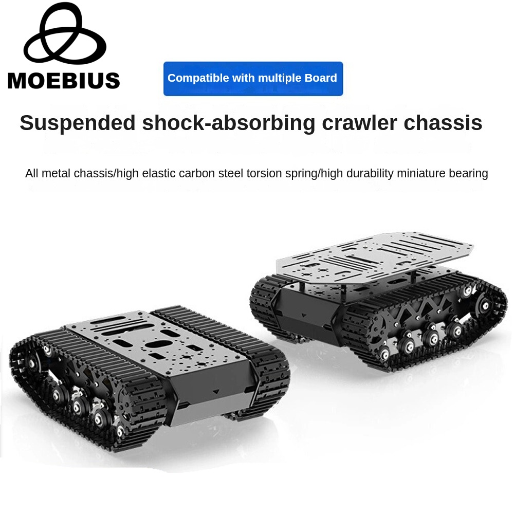 هيكل خزان امتصاص الصدمات المعد - مراجعة Tracked Robot Chassis وسعره