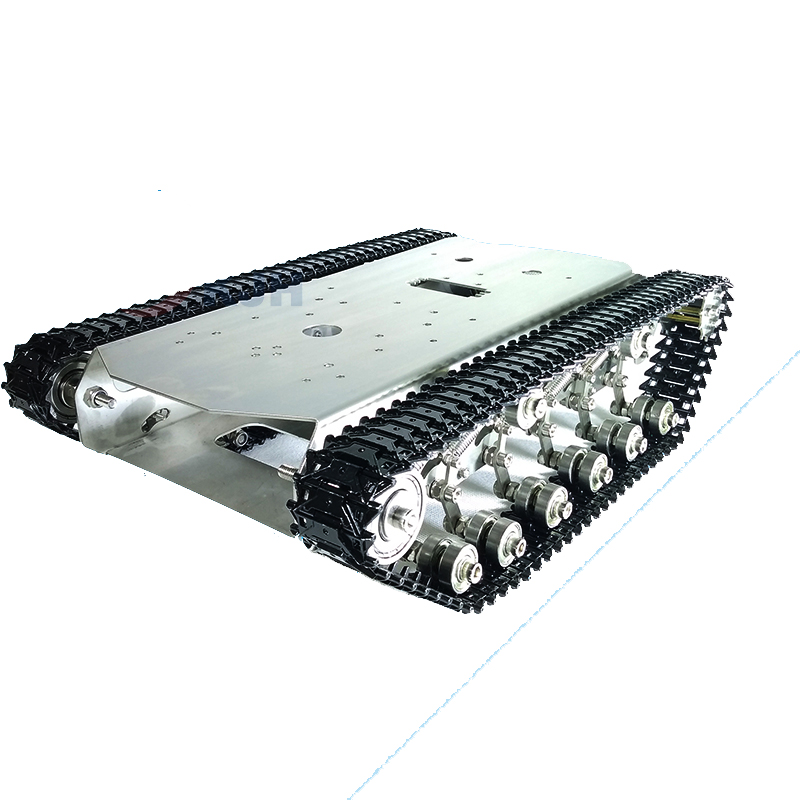 دبابة تحكم عن بعد Big Load TS6 - مراجعة Tracked Robot Chassis وسعره